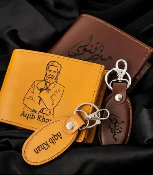 Customized Picture Wallet & Keychain